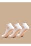 Flora Bella Chevron Textured Ankle Length Socks - Set of 5 - 3