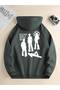 Unisex Please Don't Rush Me Printed Oversized Winter 3-Thread 100% Cotton Hooded Sweatshirt Hoodie