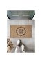 Beige Door Mat Home Sweet Home Heart Pattern Mat