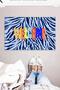 Welcome Zebra Pattern Multipurpose Indoor and Outdoor Decorative Door Mat 45x70