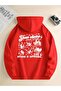 Unisex Nothing Is Impossible Printed Oversized Winter 3-Thread 100% Cotton Hooded Sweatshirt Hoodie