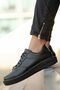 Unisex Black Sneakers Shoes - 3