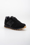 Unisex Black Smoked Lace-Up Casual Comfortable Sole Comfortable Soft Walking Daily Sneaker Sports Shoes - 5