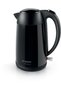 DesignLine Stainless Steel Cordless Kettle, 1.7 L, 3000W - Black, TWK3P423GB 1 Year  Warranty