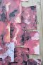 15 Pcs Red Themed Scrapbook Paper Set Bullet Journal Decoupage Paper Smoke Marble - 3