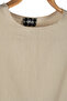 Linen Men's T-shirt - Cream Color, Poor Sleeve - 2
