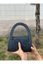 Soft Mini Jute Straw Portfolio Clutch Clutch Bag Summer Fashion - 7