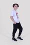 Z Signature-Text Printed Short-Sleeved Unisex Top and Bottom Set