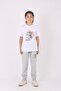 Cute Cat T-Shirt & Track Pants Girl Set - 6