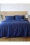 Youth and Children Series Single 120x200 Striped Satin Duvet Cover Set with Elastic Sheets All Colors