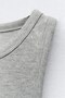 The Champ Halter Neck Gray Melange Women's Crop Top - 6
