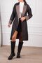 Women's Mink Waist Belted Two-Color Long Cashmere Coat ARM-24K001015 - 4