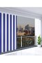 Enxboy 200 Cm Height Balcony Curtain - Exraforated and Laced Tarpaulin Fabric - 3