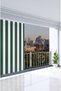 Enxboy 200 Cm Height Balcony Curtain - Exraforlu Lace-up Tarpaulin Fabric - 3