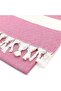 Peshtemal Beach Towel 100% Cotton Soft, Fuchsia, Large Size (180*100 cm) - 4