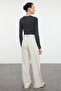 Stone Wide Leg/Wide Leg Woven Trousers TWOSS23PL00142 - 5
