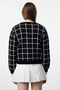 Black Plaid/Checkered Set Product Knitwear Cardigan Twoaw25Hi00299 - 5