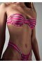 Line Patterned Bikini Bottom - 5