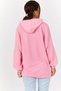 Women's Dust Pink Hooded Sweatshirt with Pocket ARM-21K024027 - 4