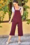 Women's Light Burgundy Gardener Overalls - 2
