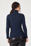 Women's Navy Blue Neck Sleeve Lace Detailed Knitwear Sweater ARM-21K001056 - 3