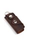 Leather Keychain 3-4 Key Capacity - Real Leather & Handmade