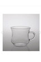 6Pcs Heat Resistant Thermosil Borosilicate Thin Glass Mug Tea Coffee Cup 0.22ml Mug with Handle - 2
