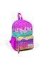 Kindergarten Nursery Nursery Backpack Pink Colorful Ice Cream Patterned Two Compartment Kindergarten Bag
