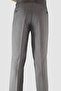 Men's Classic Cut Gray Fabric Pants - 3