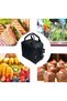Food Bag, Thermal Thermal Insulated, Feeding, Food Carrying Bag Black - 2