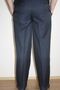 Men's Navy Blue Classic Cut Fabric Pants - 3