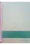 Pastel Colors 13x21 Hardcover Spiral Notebook, Checked , 100 Sheets