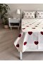 Heart-Shaped Double Non-Elastic Sheet and 2 Pillowcases