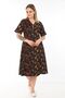 Women's Summer Short Sleeve Midi Dress Likapa - 3