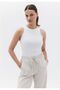 Women's Ribbed Halter Neck Knitted Tank Top T-Shirt