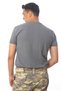 Gray Colored Short Sleeve Air Force - 100% Cotton, Organic Quality Officer and Petty Officer Rank Undershirt - 3
