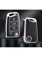 Luxury Golf 7 Golf 7.5 Tiguan Polo T-Roc T-Cross Nano Key Protection Case Black Silver Silver Color