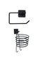 Adhesive Toilet Paper Holder and Blow Dryer Holder Set of 2/Funnel Toilet Paper Holder