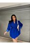 Tie-Detail Oversized Blazer Jacket