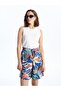LCWAIKIKI Classic Patterned Women's Shorts - Elastic Waist - 2
