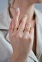 Set of 2 Zircon Stone Butterfly and Elegant Rings