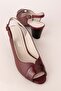 Genuine Leather Classic Heeled Shoes Şhn.318 - 3