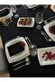 Black Polyester Linen Linen Tablecloth - 6