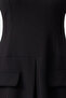 Shirt Collar Black Woven Dress - TCTAW25EB00076 - 4