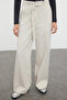 Stone Wide Leg/Wide Leg Woven Trousers TWOSS23PL00142 - 3