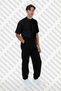 Unisex Colorful T-Shirt Top and Bottom Set