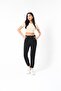 1060 Black High Waist Two Thread Seasonal Basic Sweatpants - 3