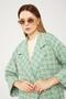 Benetton Double Sleeve Plaid Pattern Jacket - 4
