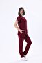 New Elite Lycra Suit Burgundy - Unisex Flex Cargo Pocket Doctor Nurse Uniform Uniforme Medico - 2