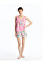 Lcw Dream Crew Neck Printed Women's Shorts Pajamas Set - 2